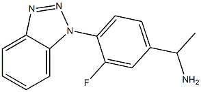 1-[4-(1H-1,2,3-benzotriazol-1-yl)-3-fluorophenyl]ethan-1-amine