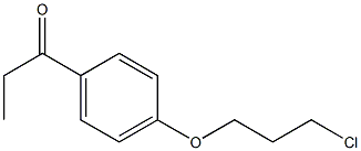 1-[4-(3-chloropropoxy)phenyl]propan-1-one