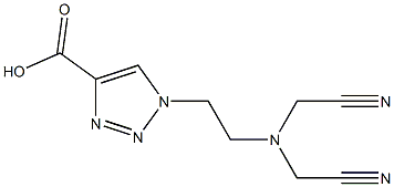 1-{2-[bis(cyanomethyl)amino]ethyl}-1H-1,2,3-triazole-4-carboxylic acid