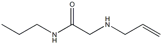 2-(prop-2-en-1-ylamino)-N-propylacetamide
