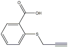2-(prop-2-ynylthio)benzoic acid Structure