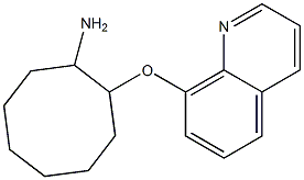 2-(quinolin-8-yloxy)cyclooctan-1-amine Structure