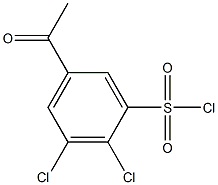 2,3-dichloro-5-acetylbenzene-1-sulfonyl chloride
