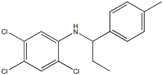 2,4,5-trichloro-N-[1-(4-methylphenyl)propyl]aniline