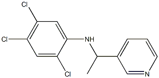 2,4,5-trichloro-N-[1-(pyridin-3-yl)ethyl]aniline