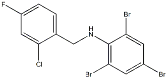 2,4,6-tribromo-N-[(2-chloro-4-fluorophenyl)methyl]aniline