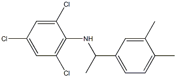 2,4,6-trichloro-N-[1-(3,4-dimethylphenyl)ethyl]aniline