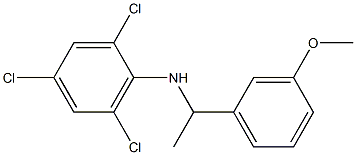 2,4,6-trichloro-N-[1-(3-methoxyphenyl)ethyl]aniline