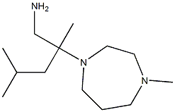2,4-dimethyl-2-(4-methyl-1,4-diazepan-1-yl)pentan-1-amine
