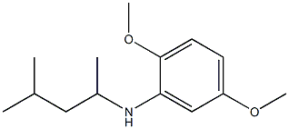 2,5-dimethoxy-N-(4-methylpentan-2-yl)aniline