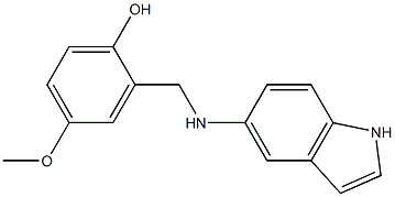 2-[(1H-indol-5-ylamino)methyl]-4-methoxyphenol