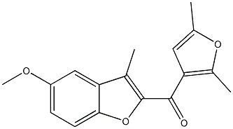 2-[(2,5-dimethylfuran-3-yl)carbonyl]-5-methoxy-3-methyl-1-benzofuran