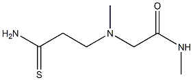 2-[(2-carbamothioylethyl)(methyl)amino]-N-methylacetamide