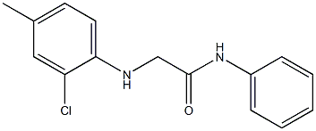 2-[(2-chloro-4-methylphenyl)amino]-N-phenylacetamide Structure