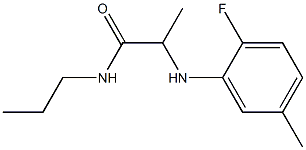 2-[(2-fluoro-5-methylphenyl)amino]-N-propylpropanamide