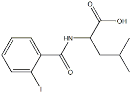 2-[(2-iodobenzoyl)amino]-4-methylpentanoic acid