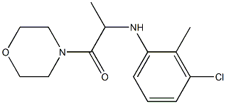 2-[(3-chloro-2-methylphenyl)amino]-1-(morpholin-4-yl)propan-1-one