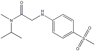 2-[(4-methanesulfonylphenyl)amino]-N-methyl-N-(propan-2-yl)acetamide
