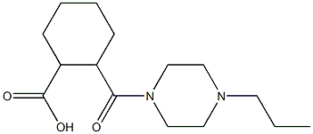 2-[(4-propylpiperazin-1-yl)carbonyl]cyclohexanecarboxylic acid