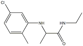 2-[(5-chloro-2-methylphenyl)amino]-N-ethylpropanamide|