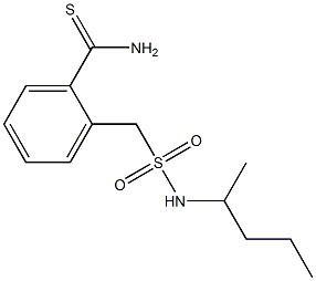 2-[(pentan-2-ylsulfamoyl)methyl]benzene-1-carbothioamide