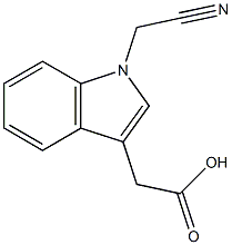2-[1-(cyanomethyl)-1H-indol-3-yl]acetic acid