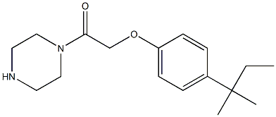 2-[4-(2-methylbutan-2-yl)phenoxy]-1-(piperazin-1-yl)ethan-1-one