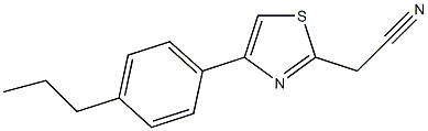 2-[4-(4-propylphenyl)-1,3-thiazol-2-yl]acetonitrile|