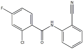 2-chloro-N-(2-cyanophenyl)-4-fluorobenzamide