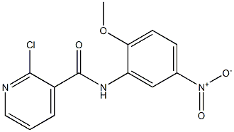2-chloro-N-(2-methoxy-5-nitrophenyl)pyridine-3-carboxamide