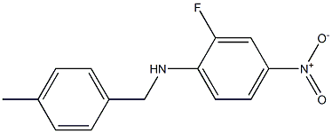 2-fluoro-N-[(4-methylphenyl)methyl]-4-nitroaniline