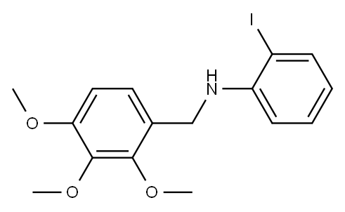 2-iodo-N-[(2,3,4-trimethoxyphenyl)methyl]aniline
