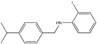 2-iodo-N-{[4-(propan-2-yl)phenyl]methyl}aniline