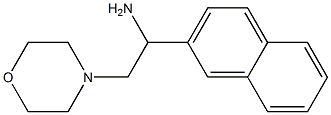 2-morpholin-4-yl-1-(2-naphthyl)ethanamine