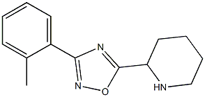 3-(2-methylphenyl)-5-(piperidin-2-yl)-1,2,4-oxadiazole