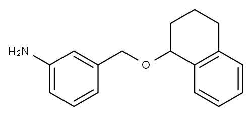 3-[(1,2,3,4-tetrahydronaphthalen-1-yloxy)methyl]aniline