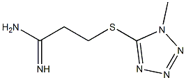 3-[(1-methyl-1H-1,2,3,4-tetrazol-5-yl)sulfanyl]propanimidamide