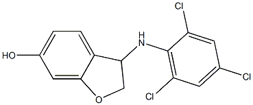 3-[(2,4,6-trichlorophenyl)amino]-2,3-dihydro-1-benzofuran-6-ol