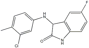 3-[(3-chloro-4-methylphenyl)amino]-5-fluoro-2,3-dihydro-1H-indol-2-one