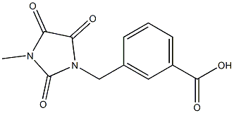 3-[(3-methyl-2,4,5-trioxoimidazolidin-1-yl)methyl]benzoic acid