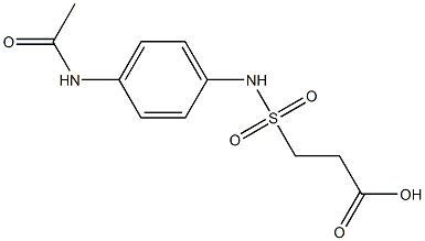 3-[(4-acetamidophenyl)sulfamoyl]propanoic acid