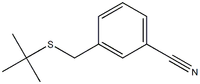 3-[(tert-butylsulfanyl)methyl]benzonitrile