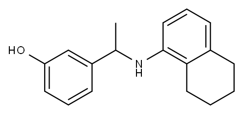 3-[1-(5,6,7,8-tetrahydronaphthalen-1-ylamino)ethyl]phenol