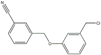 3-[3-(chloromethyl)phenoxymethyl]benzonitrile