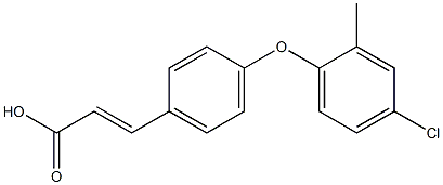 3-[4-(4-chloro-2-methylphenoxy)phenyl]prop-2-enoic acid