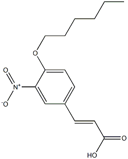 3-[4-(hexyloxy)-3-nitrophenyl]prop-2-enoic acid