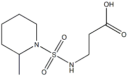 3-{[(2-methylpiperidine-1-)sulfonyl]amino}propanoic acid