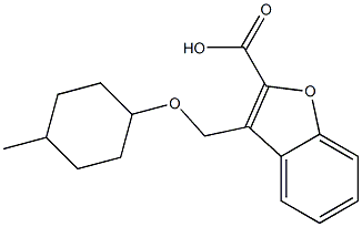 3-{[(4-methylcyclohexyl)oxy]methyl}-1-benzofuran-2-carboxylic acid