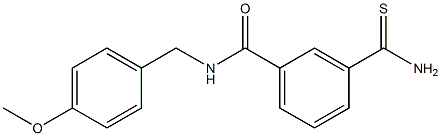 3-carbamothioyl-N-[(4-methoxyphenyl)methyl]benzamide