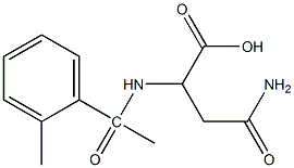 3-carbamoyl-2-[1-(2-methylphenyl)acetamido]propanoic acid|